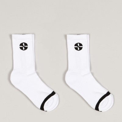 Sid Vert V3 2Pack Socks White Black